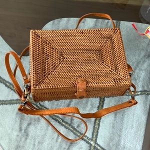 Brand New Bali Rattan Purse